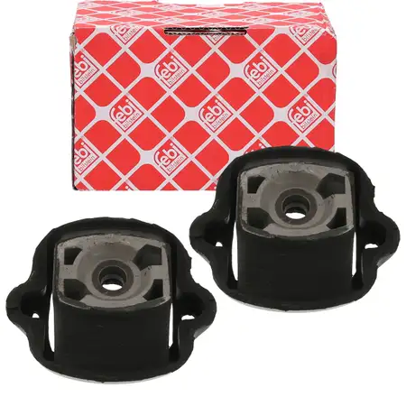 2x febi Motorlager f&uuml;r MERCEDES W123 S123 C123 250 280 220D 300D M110 M123 OM615 OM617