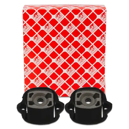 2x febi engine mounts for MERCEDES W123 200 (1984&ndash;1994) M115 with manual transmission (front)