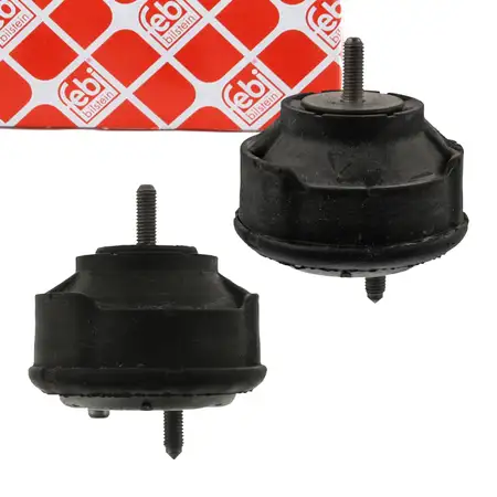 2x febi Motorlager Hydrolager f&uuml;r BMW 3er E46 316-320i 318d 320d Z4 E85 2.0i vorne