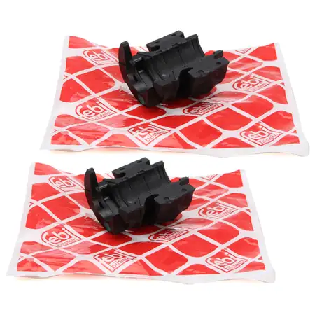 2x febi 104777 Stabilisatorlager f&uuml;r AUDI Q7 PORSCHE Cayenne 92A 9P VW Touareg 7L hinten
