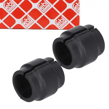 2x febi 15582 Stabilisatorlager Stabilager f&uuml;r IVECO Daily 2-6 vorne o. hinten