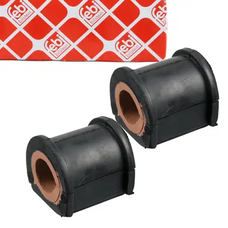 2x febi 15584 Stabilisatorlager Stabilager f&uuml;r IVECO Daily 2-6 hinten 08581021