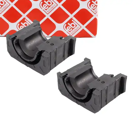 2x febi 173514 Stabilisatorlager Stabilager f&uuml;r PORSCHE Panamera 970 vorne 97034379400