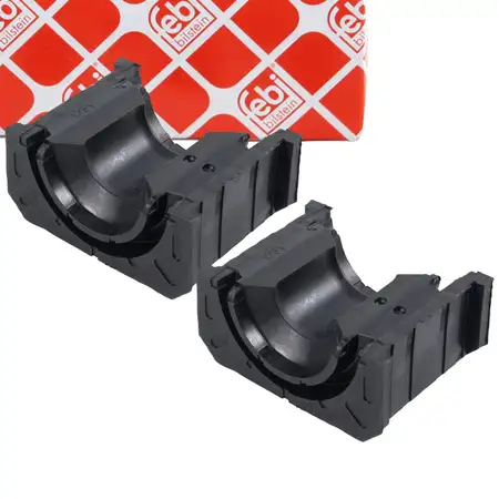 2x febi 173515 Stabilisatorlager Stabilager f&uuml;r PORSCHE Panamera 970 vorne 97034379403
