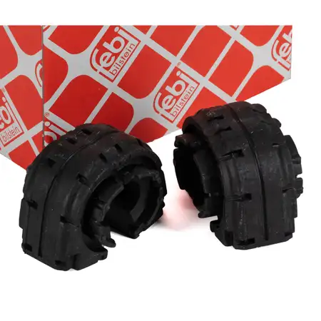 2x febi 23356 Anti-roll bar bushings for VW Golf 5, 6; Tiguan 5N; AUDI A3 8P; TT 8J (rear)