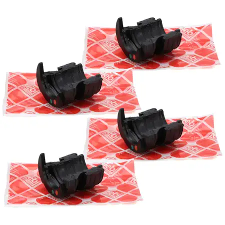 4x febi 31345 Stabilisatorlager f&uuml;r AUDI Q7 PORSCHE Cayenne VW Touareg vorne unten oben