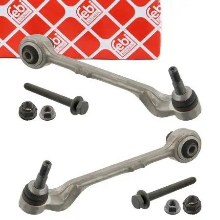 2x febi PROKIT control arms for BMW 1 Series E81-88, 3 Series E90-93, and X1 E84 (front axle, lower rear)