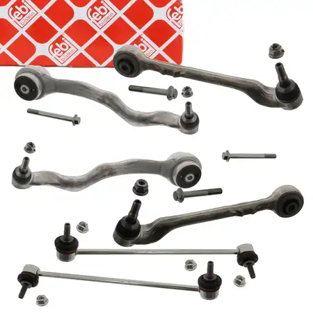 febi PROKIT Querlenker + Koppelstange f&uuml;r BMW F20 F21 F22 F30-34 F32-36 Vorderachse unten