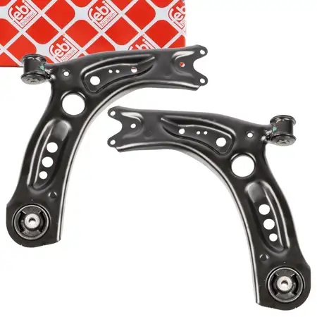 2x febi Querlenker f&uuml;r VW Golf 7 8 T-Roc AUDI A3 8V 8Y SEAT Leon 5F SKODA Octavia 3 vorne