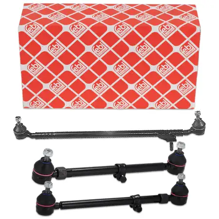 febi Lenkstange + 2x Spurstange f&uuml;r MERCEDES-BENZ 190 W201 vorne