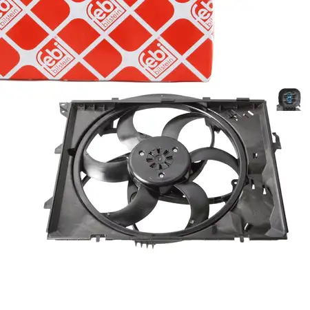febi 107256 Motorl&uuml;fter Motork&uuml;hler f&uuml;r BMW 1er E81 E87 3er E90 E91 X1 E84 Z4 17117590699