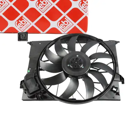 febi 107456 Motorl&uuml;fter Motork&uuml;hler f&uuml;r MERCEDES CLK C209 E-Klasse W211 W221 2115002293