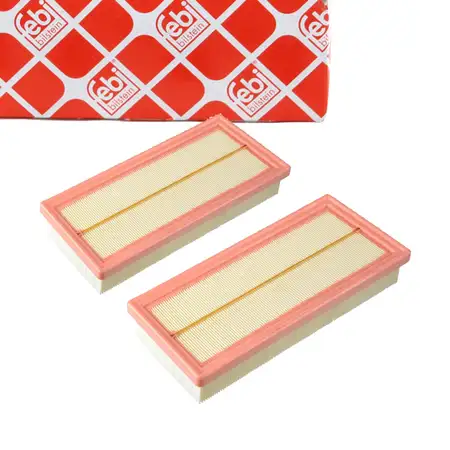 febi Luftfilter Satz Motorluftfilter Luftfiltereinsatz f&uuml;r MERCEDES V167 M176 (2 St&uuml;ck)