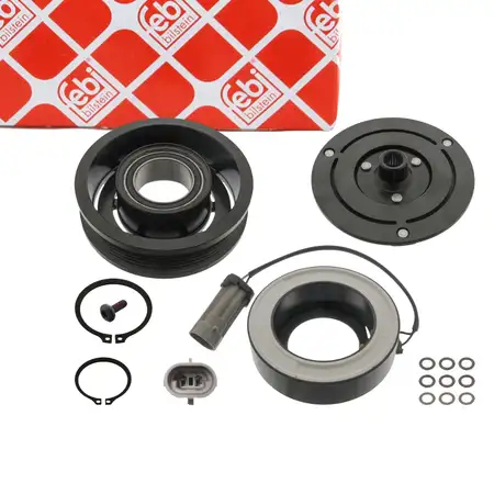 febi 47834 Reparatursatz Magnetkupplung Klimakompressor f&uuml;r OPEL Astra G H Zafira A B