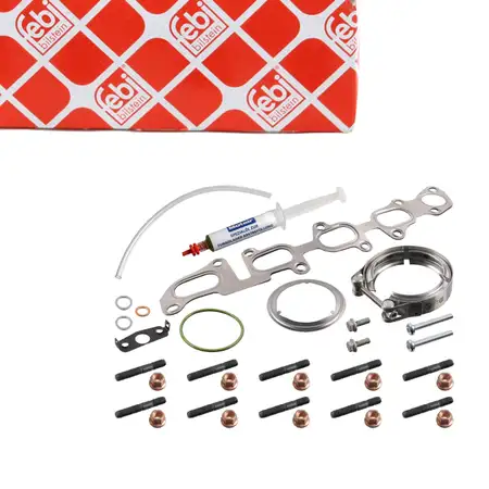 febi Montagesatz Lader Satz f&uuml;r VW Golf 7 AUDI SEAT Leon SKODA 3 1.6 TDI 04L253039B