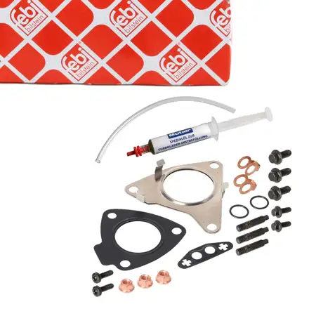 febi Montagesatz Lader Dichtungssatz Satz f&uuml;r JAGUAR F-Pace XF 2 XJ 3.0D 02JDE10827