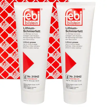 febi 31942 Montagepaste Schmierfett VW TL52150 G052150A2 f&uuml;r AUDI VOLVO VW 360g