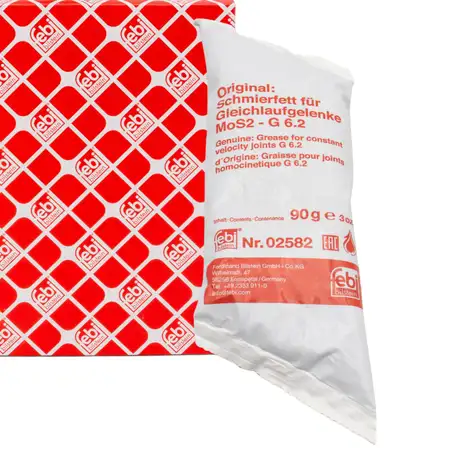 febi 02582 Molybd&auml;nfett Schmierfett Hochtemperaturfett Antriebswelle 90g
