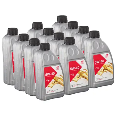 12L febi 32936 5W-40 Motor&ouml;l f&uuml;r BMW LL-01 MB 226.5/229.3 B712296 RN0710 VW 502/505.00