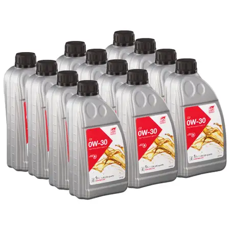 12L febi 172187 0W-30 Motor&ouml;l f&uuml;r Fiat 9.55535-DS1 Fiat 9.55535-GS1 PSA B71 2312