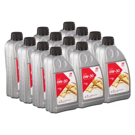 12L febi 172202 0W-30 Motor&ouml;l f&uuml;r ACEA C2 Ford WSS-M2C950-A STJLR.03.5007