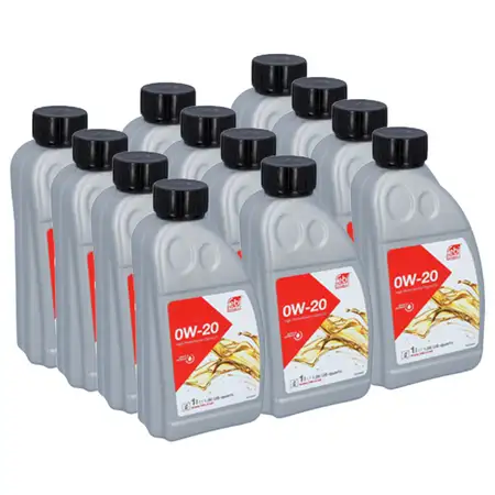 12L febi 177649 0W-20 Motor&ouml;l f&uuml;r ACEA C5 Porsche C20 Ford WSS-M2C956-A1 VW 508/509.00