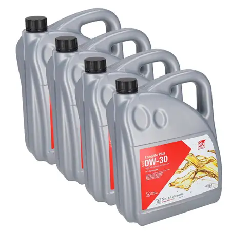 20L febi 194638 0W-30 Motor&ouml;l f&uuml;r BMW Longlife-04 MB 229.31/51/52 VW 504/507.00