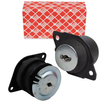 2x febi Motorlager Hydrolager f&uuml;r VW Golf 3 Vento 1.9 SDI 64 PS 1995-1998 links + rechts