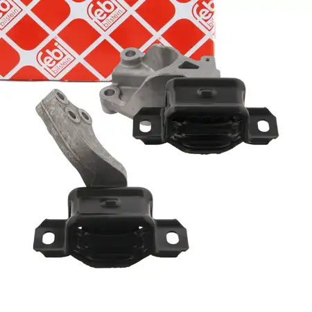 2x febi 32515+32517 Engine mounts for SMART ForTwo (451) 0.8 CDI (left and right)