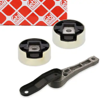 febi Motorlager Set f&uuml;r VW Passat 1.6 FSI mit 6-Gang Automatikgetriebe hinten unten + oben