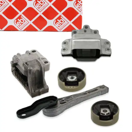 febi Motorlager Set f&uuml;r VW Passat B6 2.0 TDI 16V 140 PS BKP 2005-2010