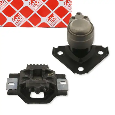 2x febi Motorlager Motorhalter f&uuml;r FORD Fiesta 5 Fusion 1.25/1.4/1.6 16V mit