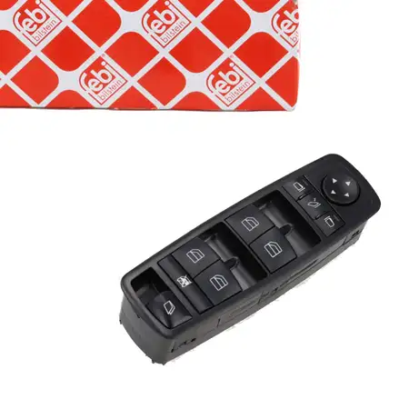 febi 198810 Schalter Fensterheber f&uuml;r MERCEDES-BENZ X164 W251 vorne links 2518300590