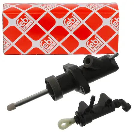 2x febi Nehmerzylinder + Geberzylinder Kupplung f&uuml;r BMW 5er E60 E61 6er E63 E64