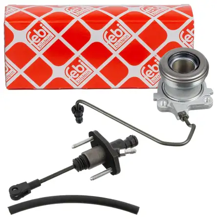 2x febi Nehmerzylinder + Geberzylinder Kupplung f&uuml;r OPEL Astra H 1.4/1.6/1.8/2.0 Turbo/OPC