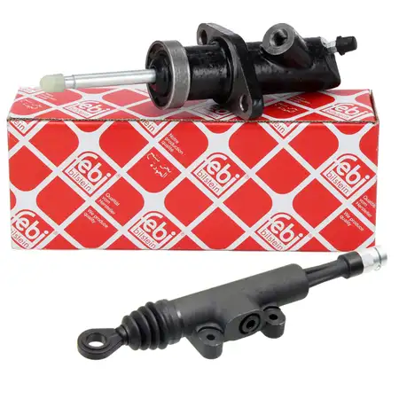 2x febi Nehmerzylinder + Geberzylinder Kupplung f&uuml;r BMW 3er E36 Z3 10.1994-05.1997