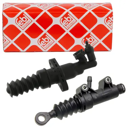 2x febi Nehmerzylinder + Geberzylinder Kupplung f&uuml;r MINI R50 R53 Cabrio R52