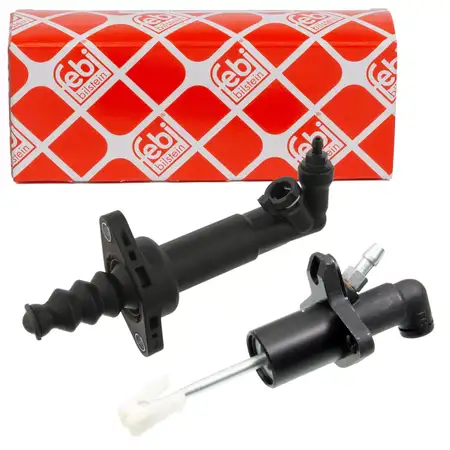 2x febi Nehmerzylinder + Geberzylinder Kupplung f&uuml;r SEAT Cordoba Ibiza 2 1.8 T 20V 1.9 TDI