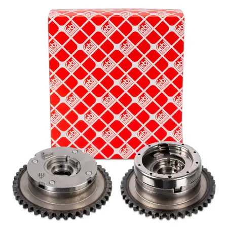 2x febi Nockenwellenversteller f&uuml;r MERCEDES W176 W177 W204 W205 W212 M260 M264 M270 M274