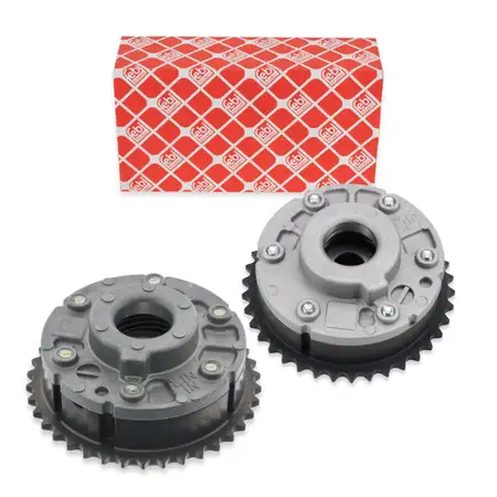 2x febi Nockenwellenversteller f&uuml;r BMW 1er E82 E88 135i 1M 3er E90-93 335i Z4 35i/is N54