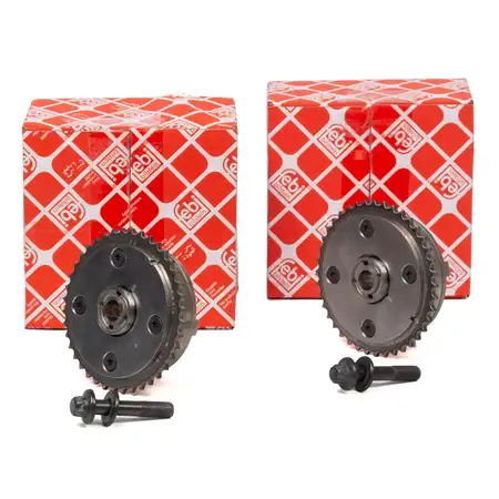 2x febi EINLASS+AUSLASSSEITE Nockenwellenversteller f&uuml;r BMW 1er F20 F21 3er F30 F31 N13