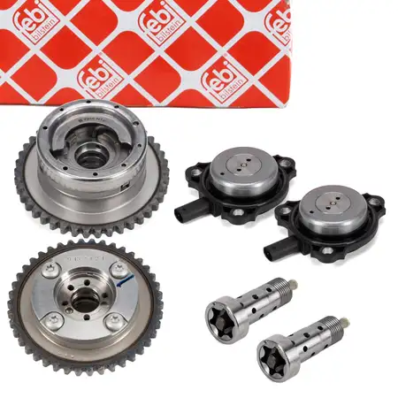febi / KOLBENSCHMIDT Zentralmagnet Steuerventil Nockenwellenversteller Set f&uuml;r MERCEDES