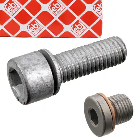 febi Ölablassschraube Haldex N91082701 + Verschlussschraube N90281802 für AUDI SEAT SKODA febi Ölablassschraube Haldex N91082701 + Verschlussschraube N90281802 für AUDI SEAT SKODA
