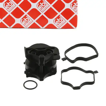 febi 45182 &Ouml;labscheider Kurbelgeh&auml;use f&uuml;r BMW 3er E46 5er E60 E61 7er X3 M57 11127799366