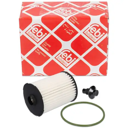 febi 184812 &Ouml;lfilter + &Ouml;lablassschraube f&uuml;r FIAT Ducato (250_) 2.2 D Multijet 160/179 PS