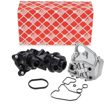 febi &Ouml;lk&uuml;hler + K&uuml;hlmittelregler f&uuml;r AUDI A4 B8 A5 A6 C7 A7 Q5 8RB Q7 4LB Touareg 3.0 TDI