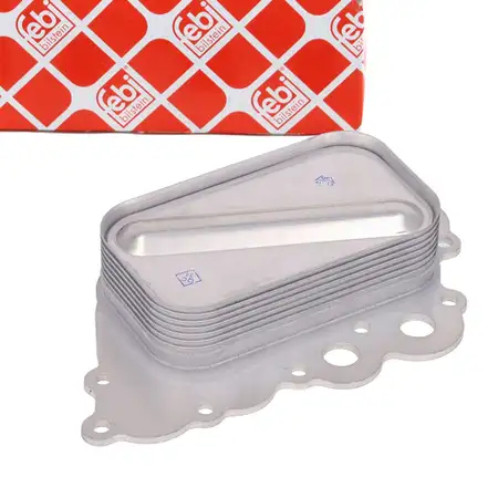 febi 185052 Engine Oil Cooler for MERCEDES-BENZ A-Class W169, B-Class W245, OM640