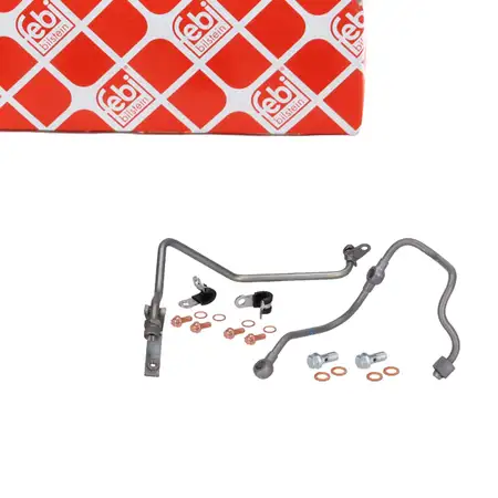 febi 187867 &Ouml;lleitung Vorlauf Turbo Satz f&uuml;r MERCEDES-BENZ Sprinter 3t 3,5t B906 OM651