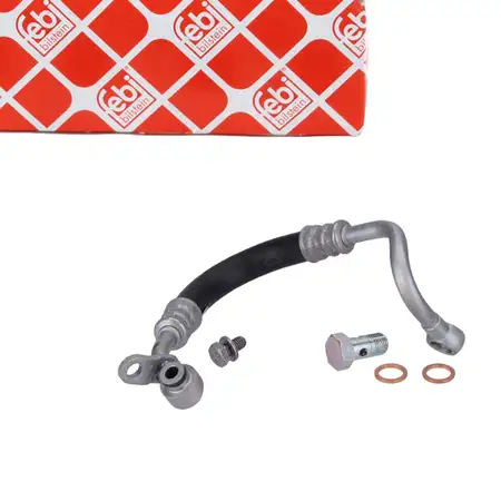 febi 189318 &Ouml;lleitung Vorlauf f&uuml;r BMW 1er E81 E87 3er E90 E91 5er E60 E61 N47 M47