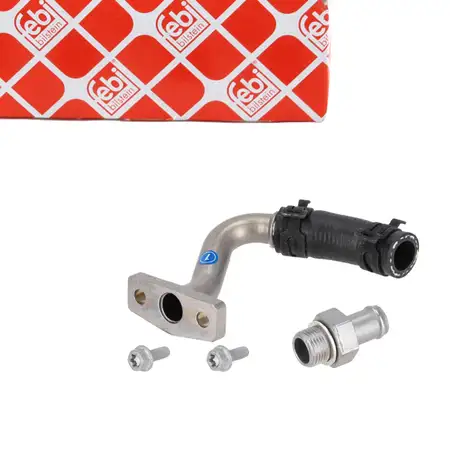 febi 189833 &Ouml;lleitung R&uuml;cklauf R&uuml;cklaufleitung f&uuml;r VW Transporter Multivan T5 T6 2.0 TDI